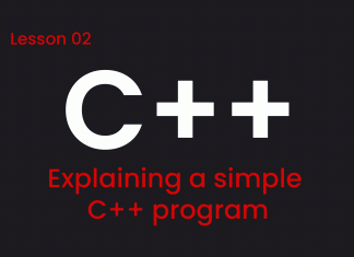 Explaining a simple C++ program